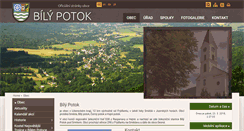 Desktop Screenshot of bily-potok.cz